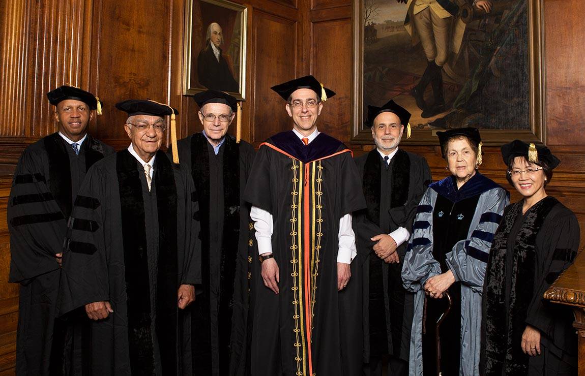 Commencement 2016 Honorary degrees with President Eisgruber