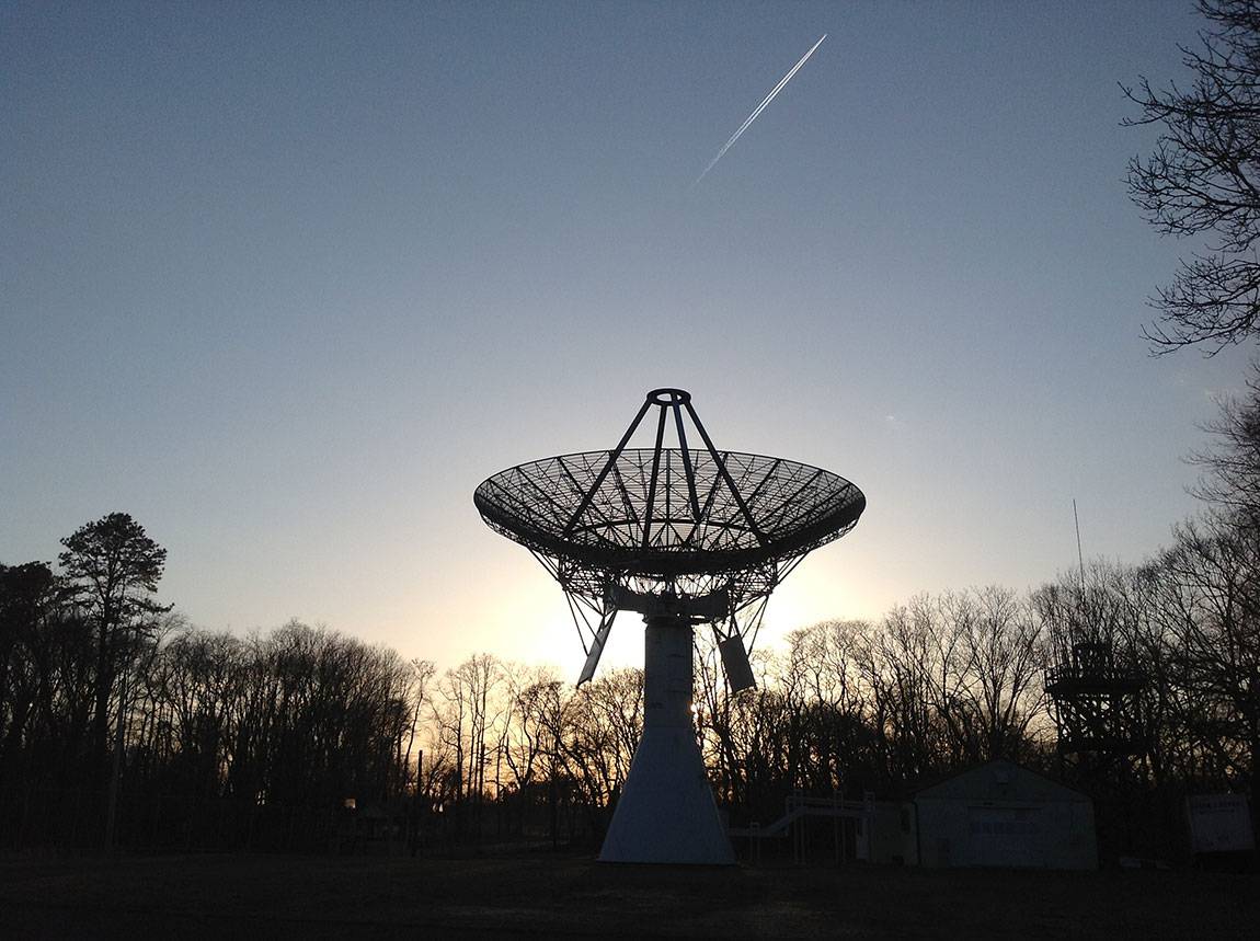 Daniel Marlow Satellite at twilight