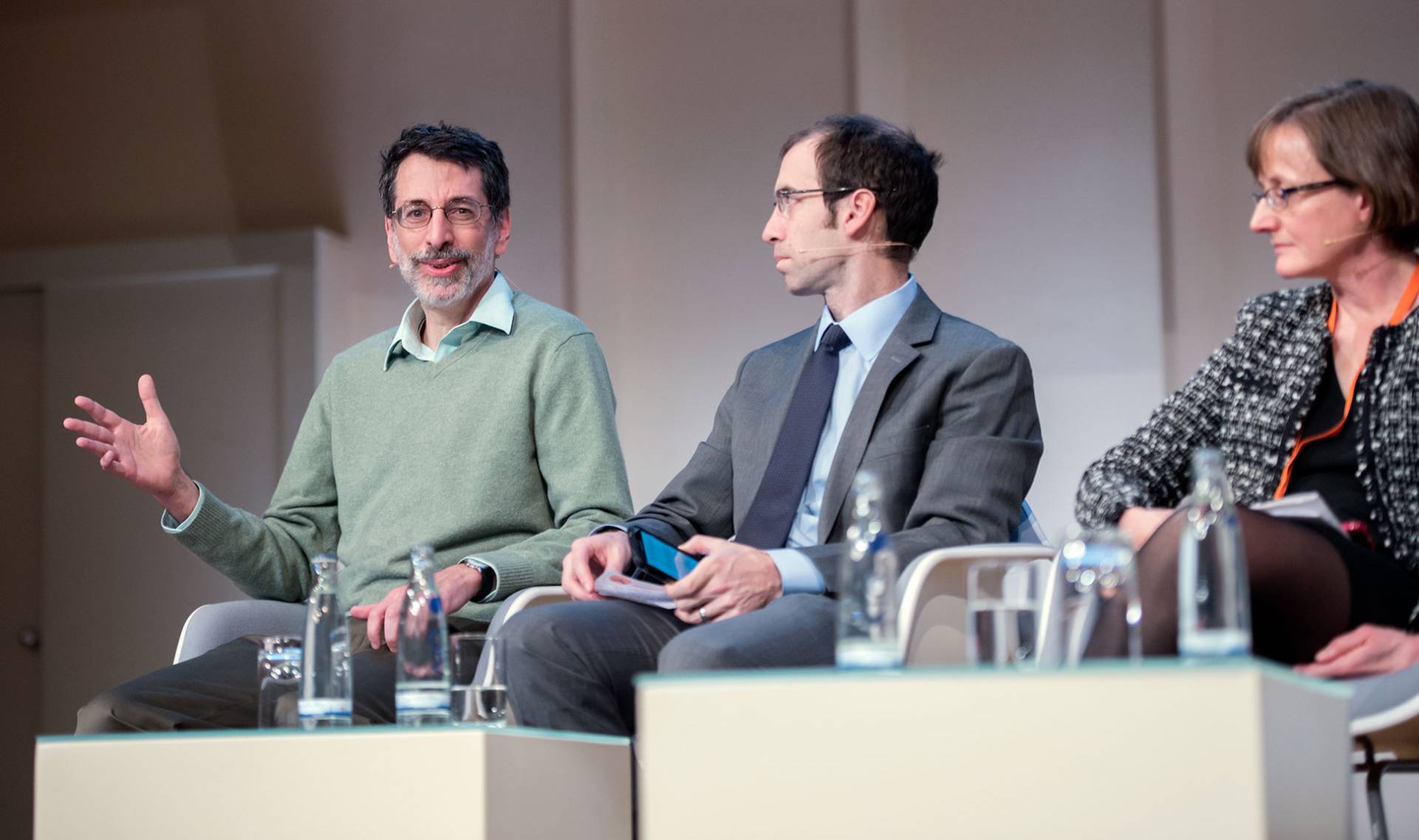 Princeton’s Andrew Appel, Nick Feamster and Margaret Martonosi in panel at the Princeton-Fung Global Forum in Berlin