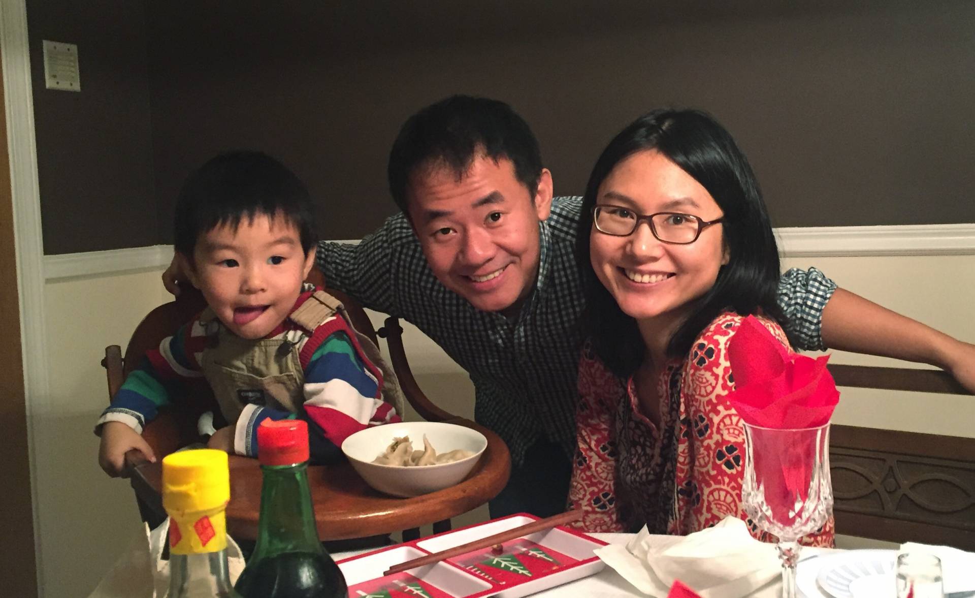 Xiyue Wang and his family