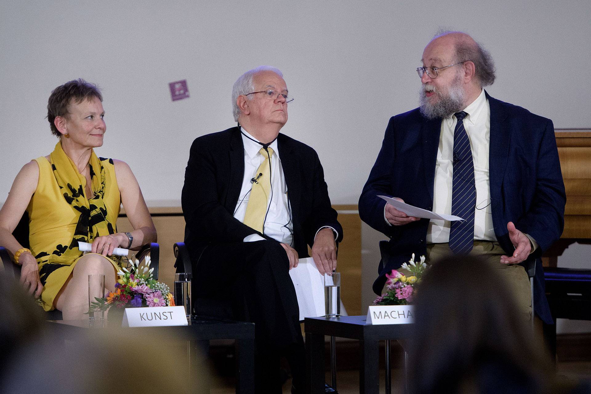 Humboldt President Sabine Kunst and Raul Machado Neto, provost for international cooperation at the University of São Paulo.