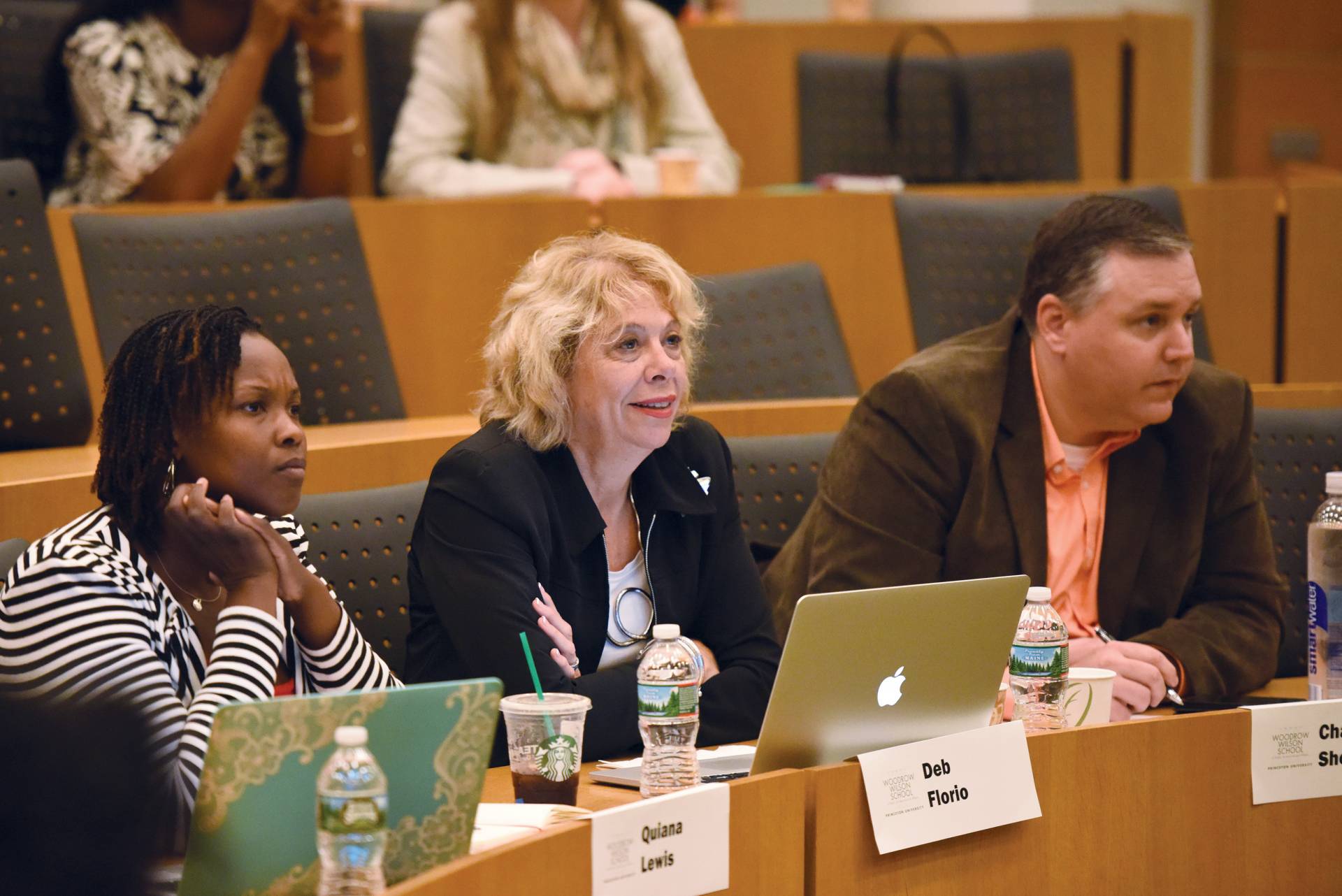 Chad Shearer, Quiana Lewis and Deb Florio 