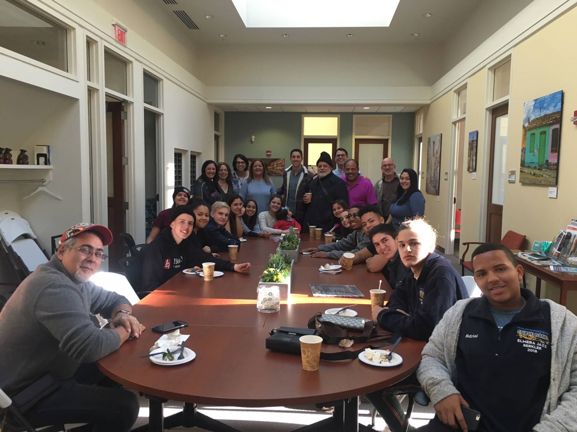Students from Escuela Libre de Música Ernesto Ramos Antonini in San Juan, Puerto Rico