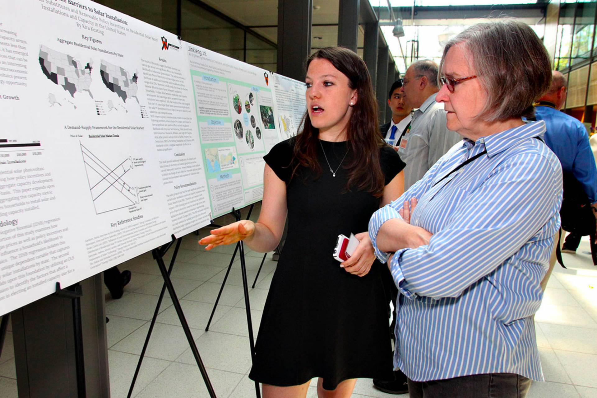 Kira Keating discusses her poster