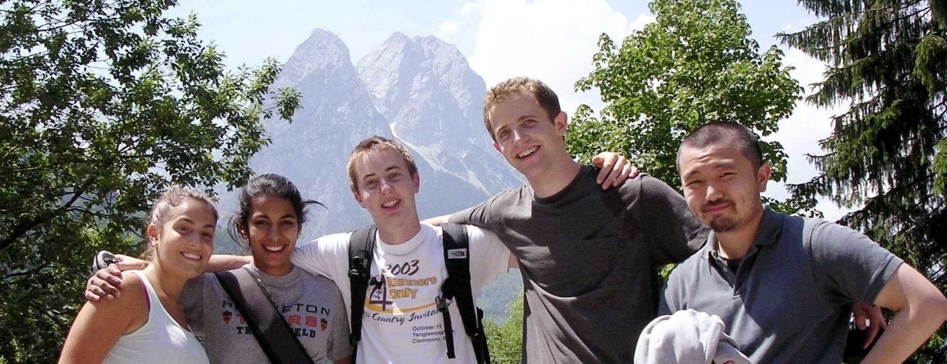 Princeton-in-Munich students in the Alps