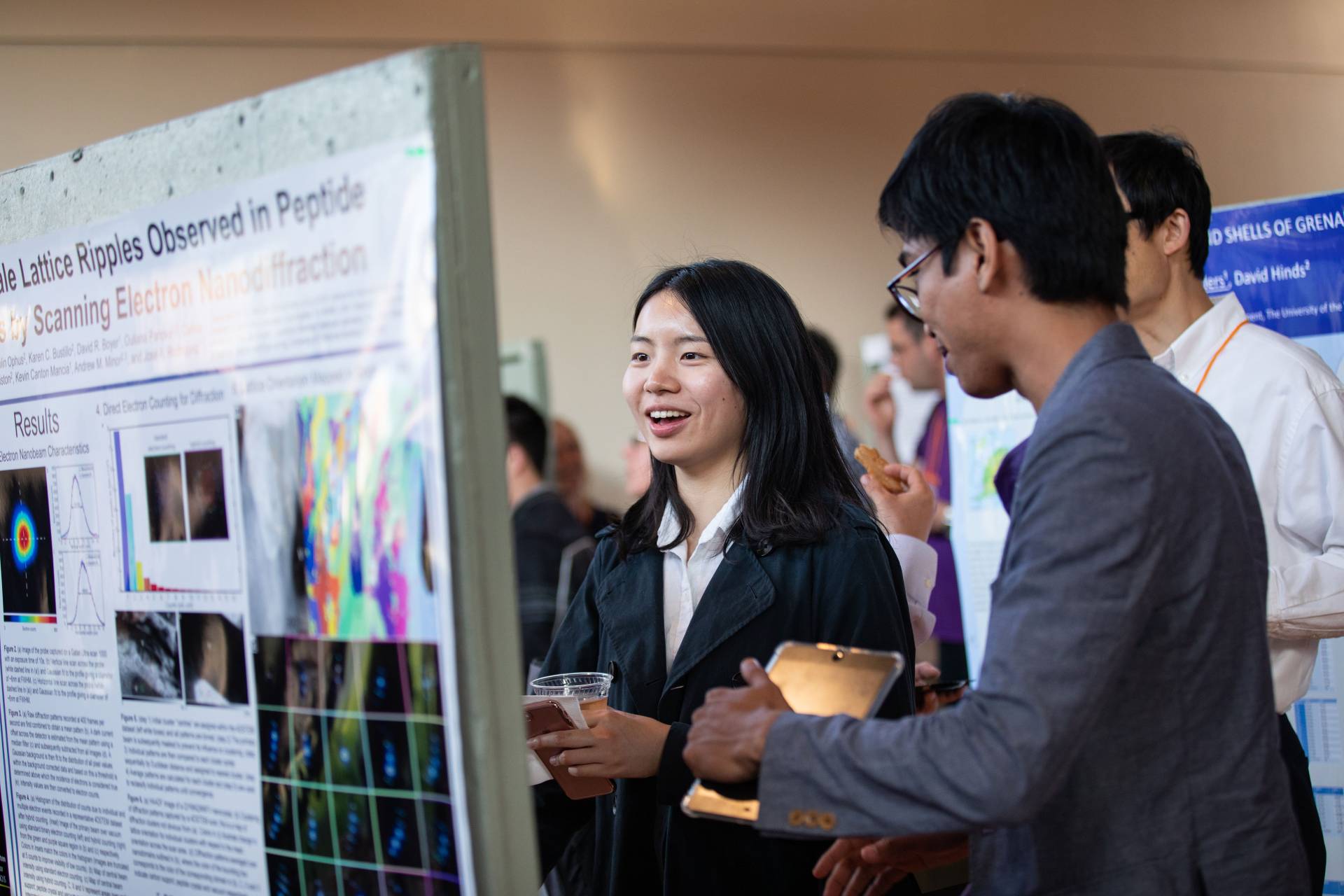 poster session from Microscopy conference