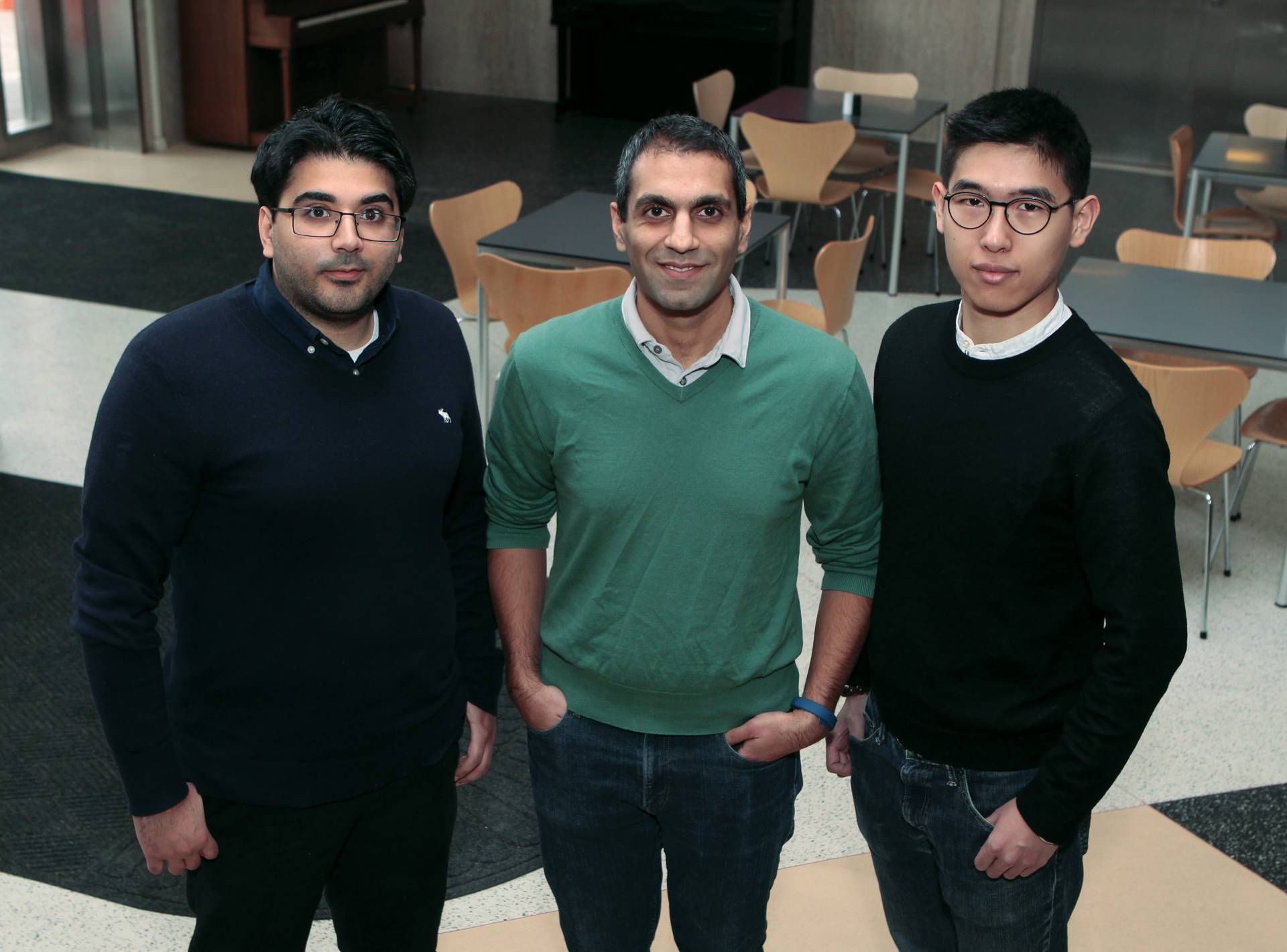 Researchers Naveen Verma, Hossein Valavi, and Hongyang Jia