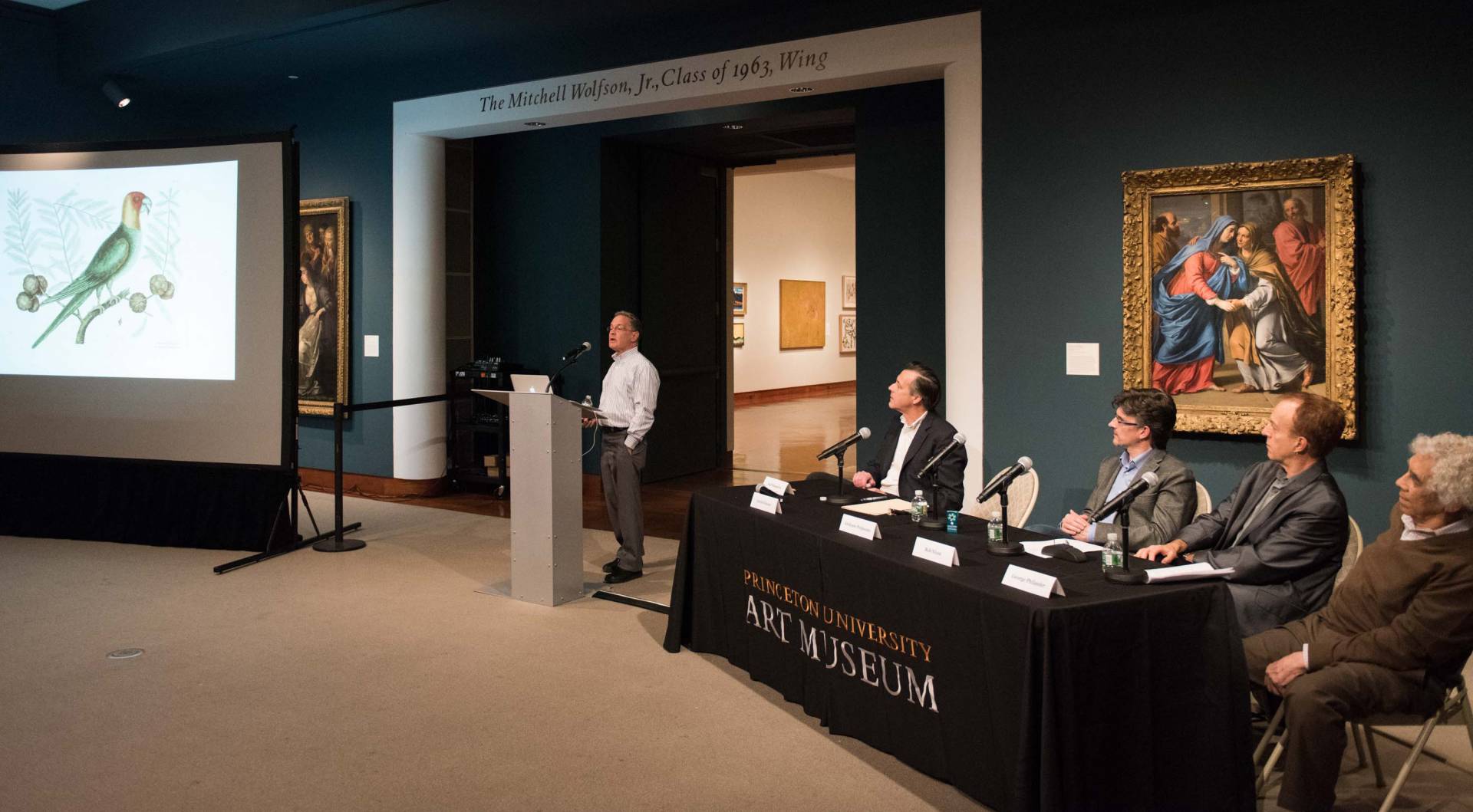 Panel discussion in the Princeton University Museum