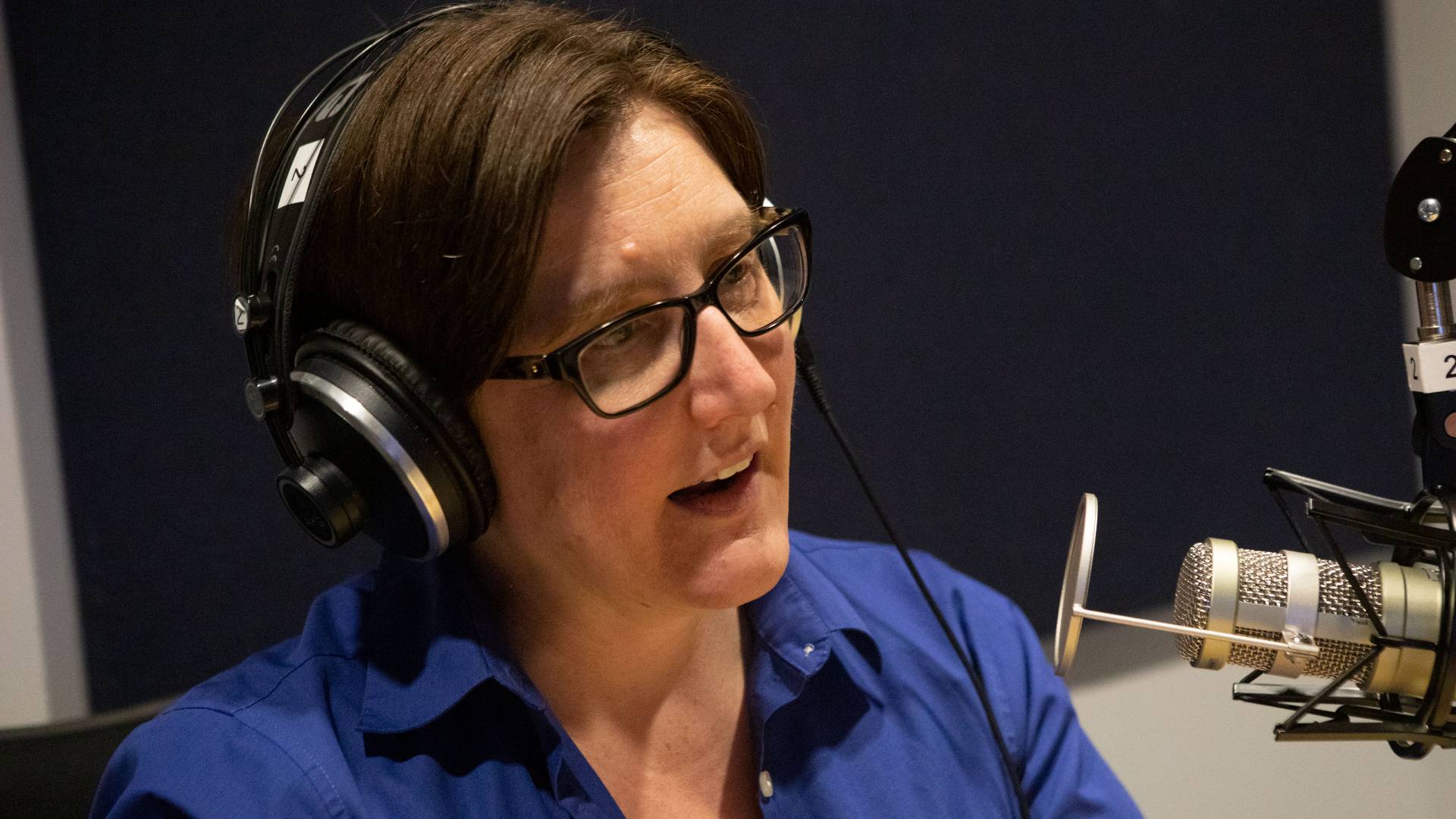 Jennifer Rexford '91 recording podcast