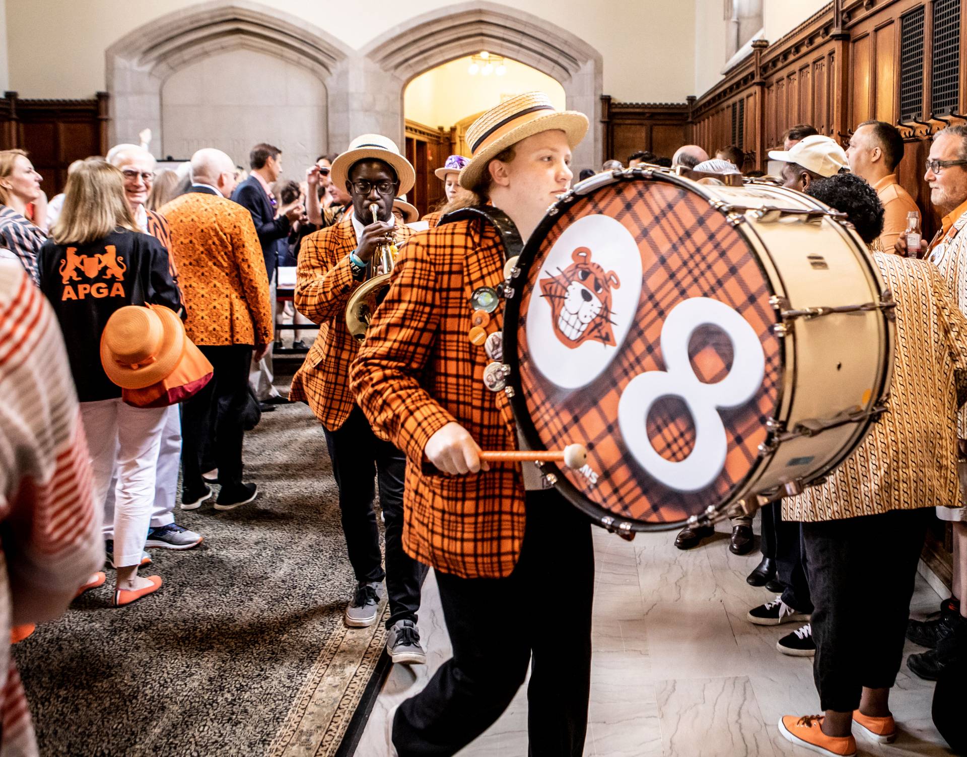 The Princeton University Band plays