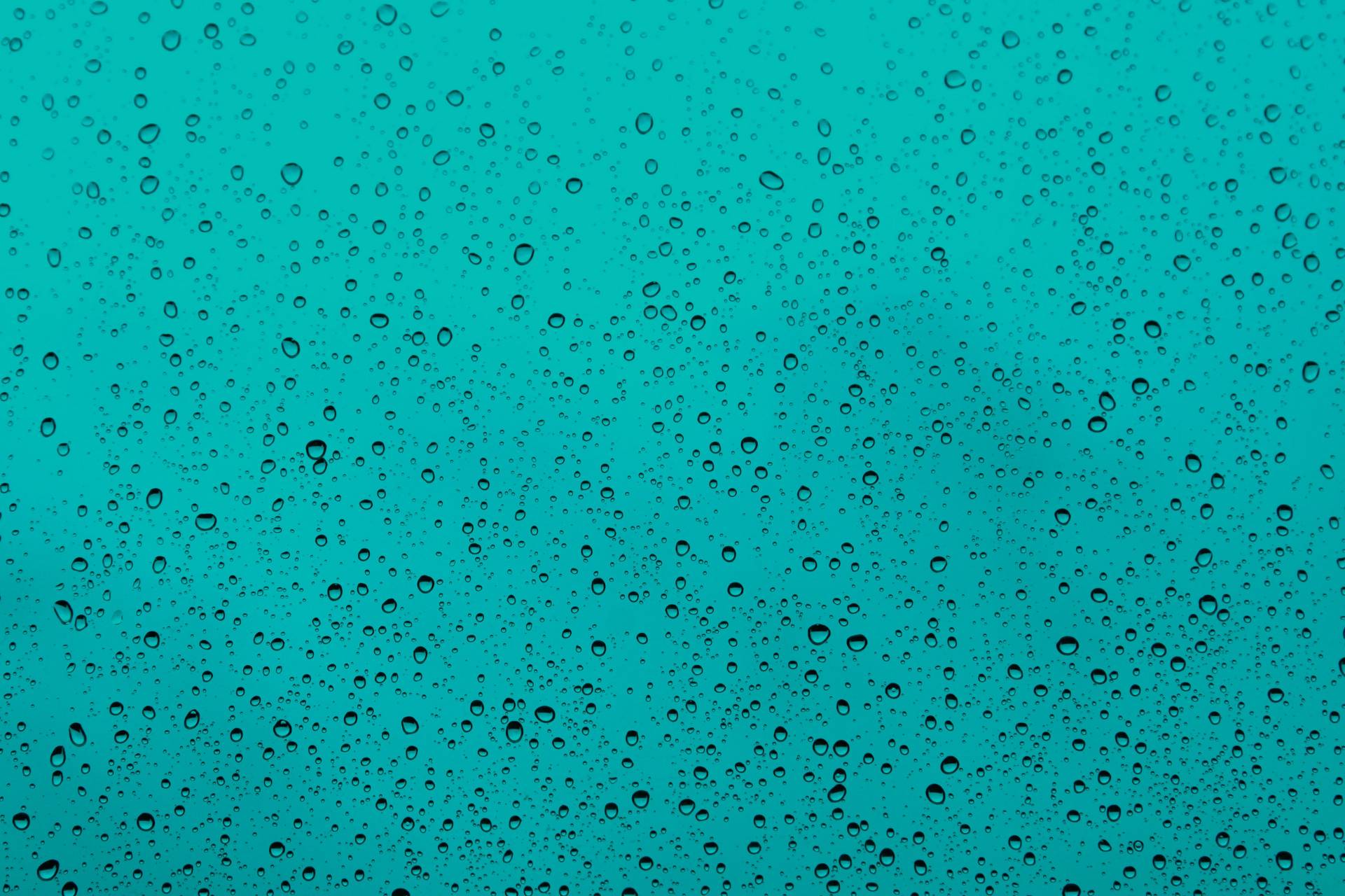 waterdrops on a blue background