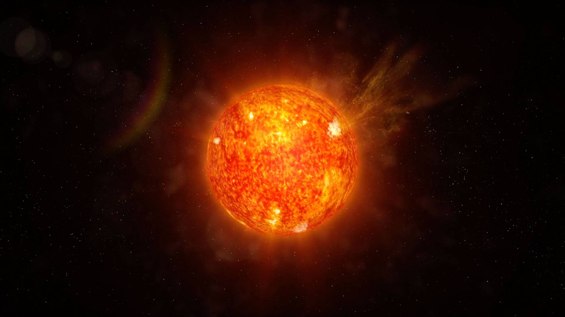 The Sun in space