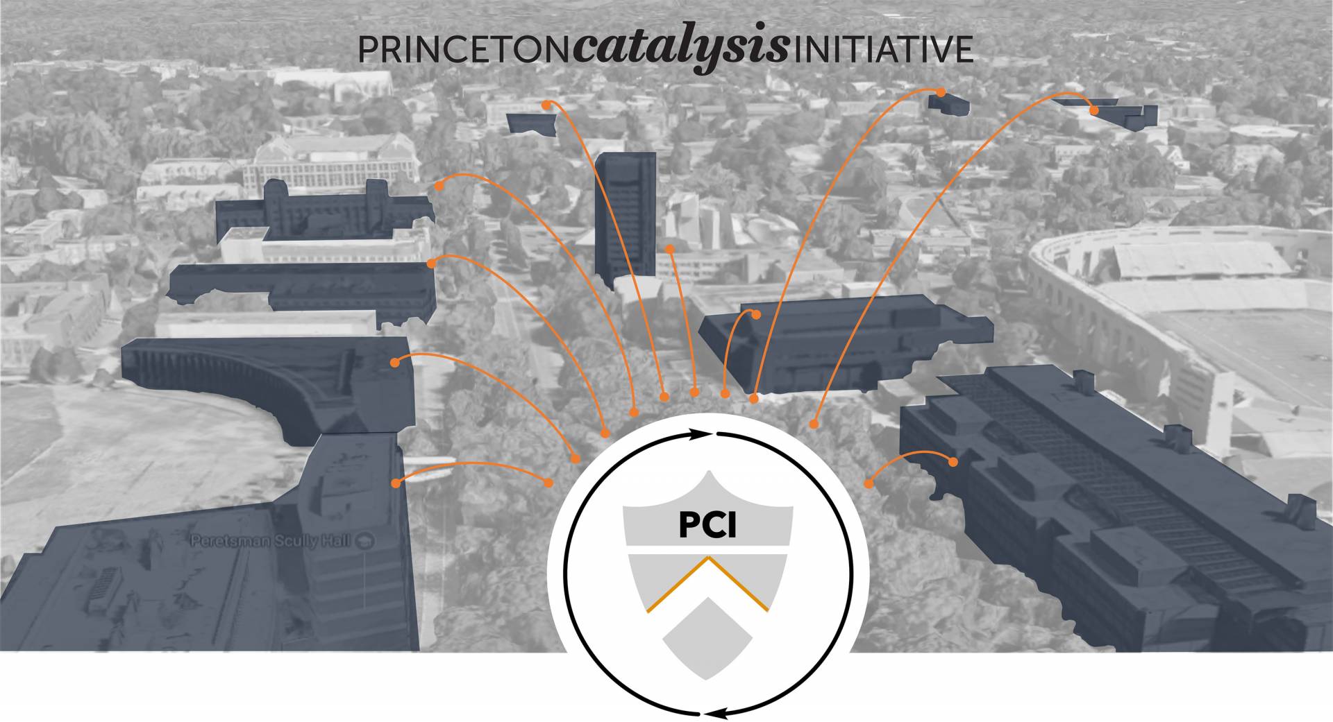 map of science buildings on Princeton University campus
