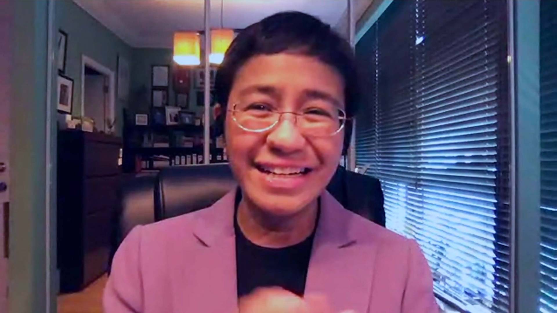 Maria Ressa gives remarks at Commencement 2020
