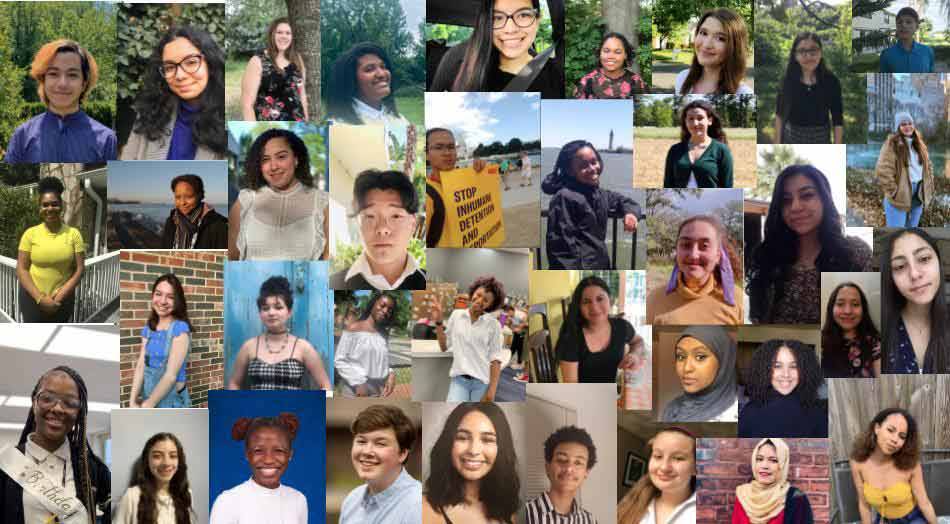 Collage of the students who participated in the 2020 Princeton Summer Journalism Program (PSJP)