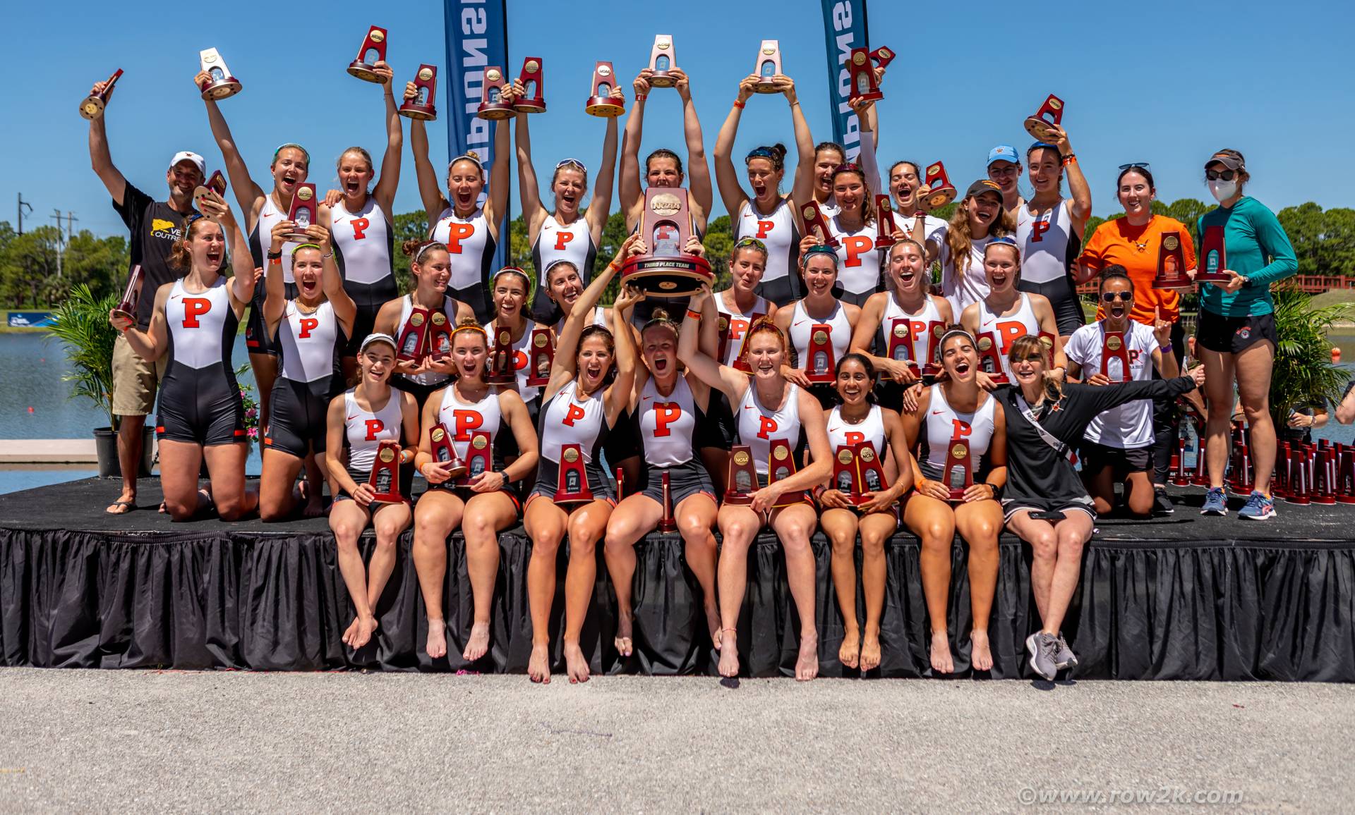 The Princeton women’s Varsity Four won a gold medal at the NCAA Rowing Championships