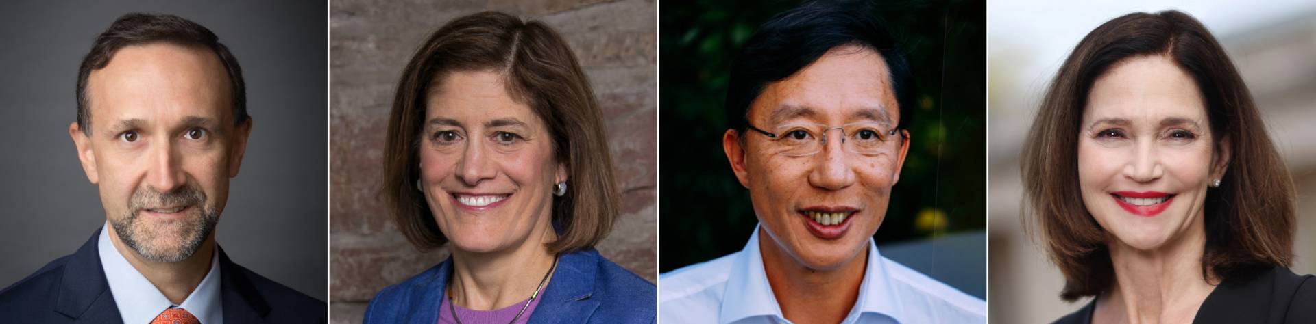 José Alvarez, Beth Cobert, Yan Huo and Carol Quillen