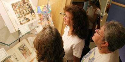 Displays in the children's library