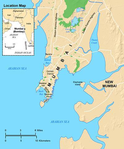 Mumbai map