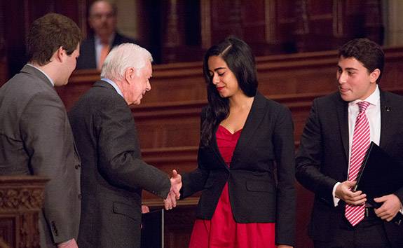 Jimmy Carter and Students