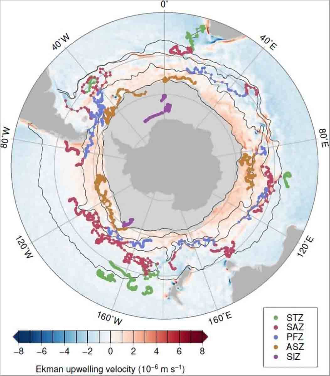 Antarctica instrument-path graphic