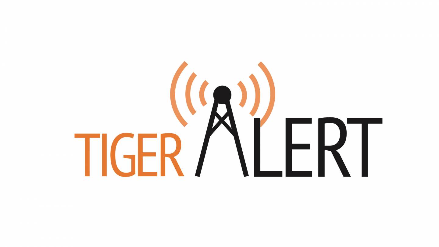 "TigerAlert" graphic