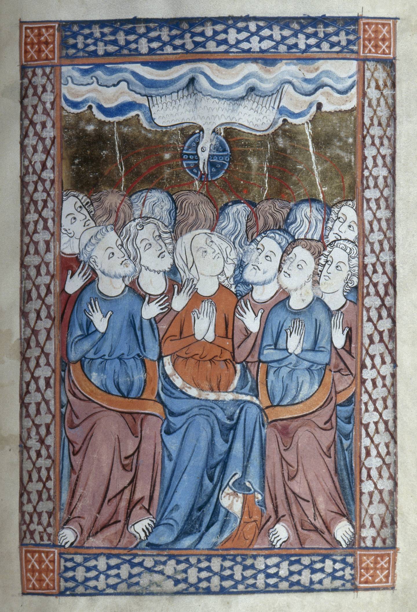 Detail from page of a psalter