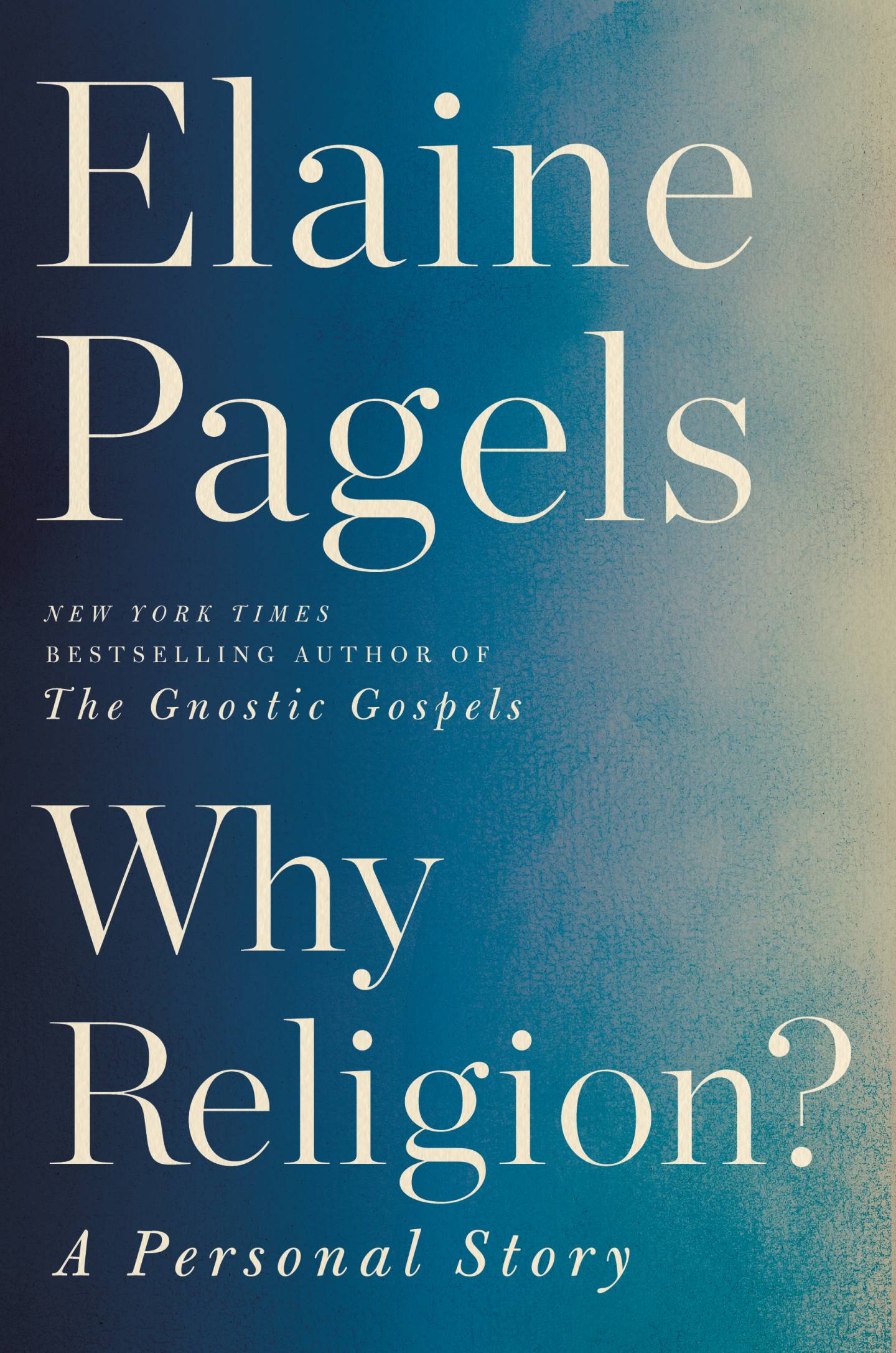 Book cover of Why Religion? by Elaine Pagels