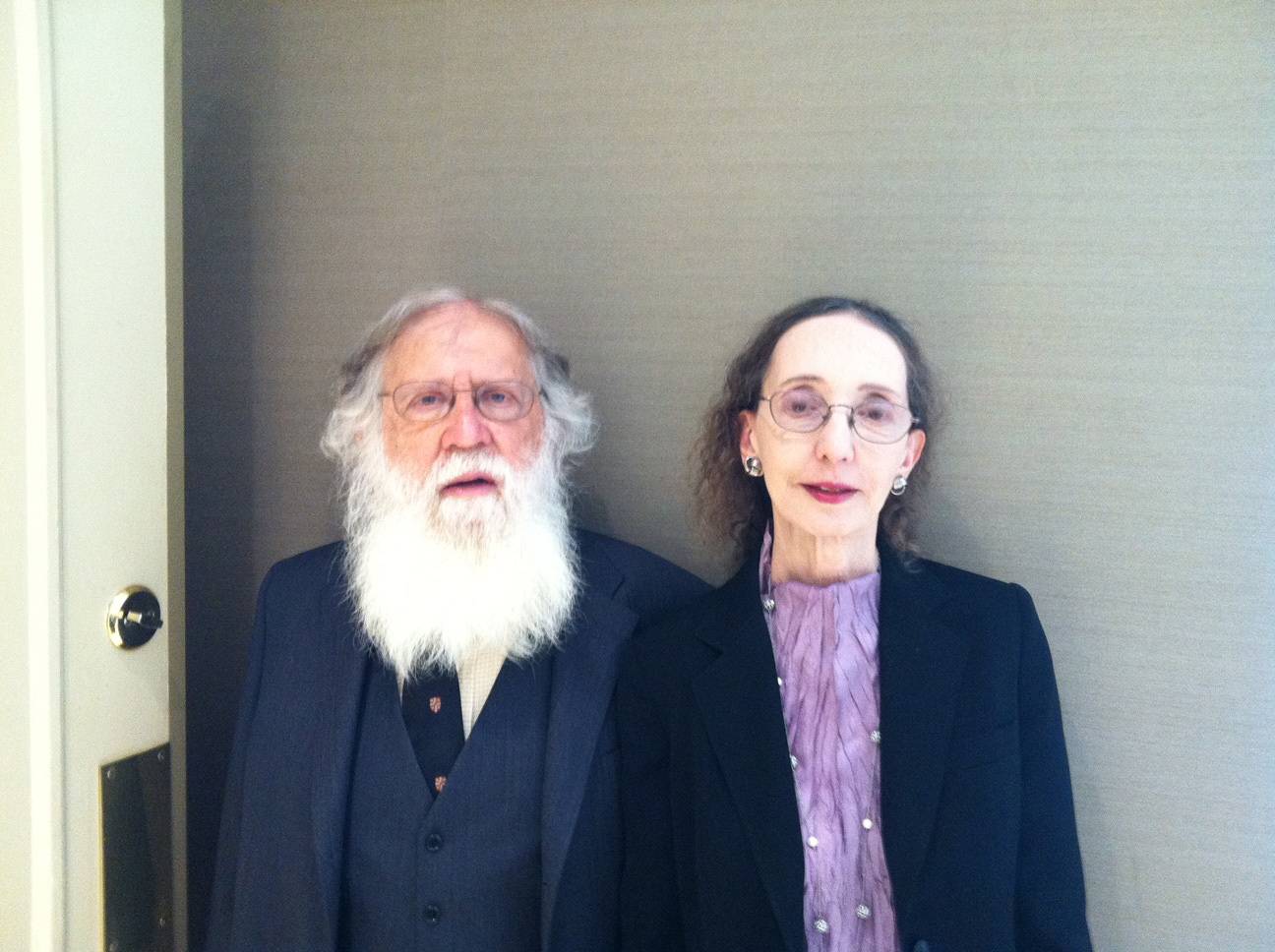 Charlie Gross and Joyce Carol Oates