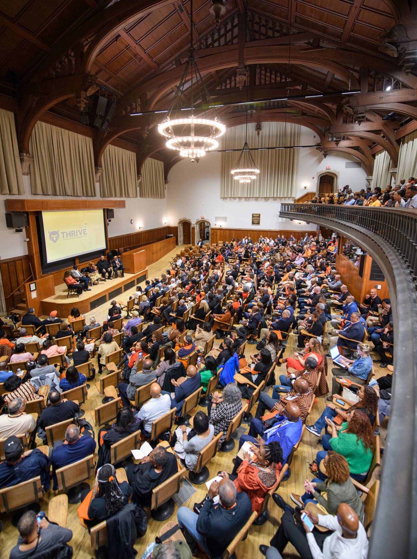 Overview of McCosh 50 with audience and panelists