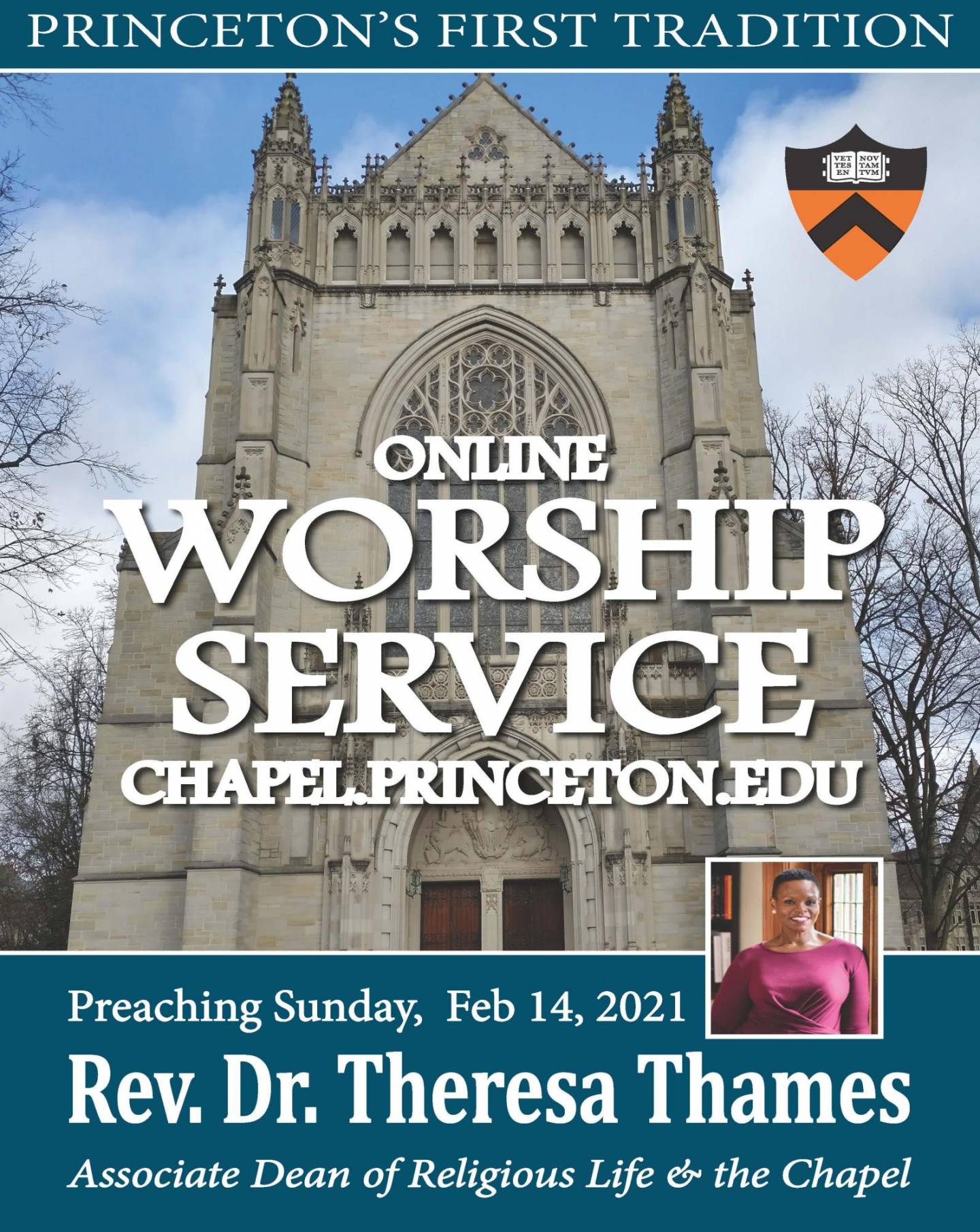 Sunday Worship Service with Rev. Dr. Theresa Thames, Associate Dean of Religious Life and the Chapel - Vimarsana News