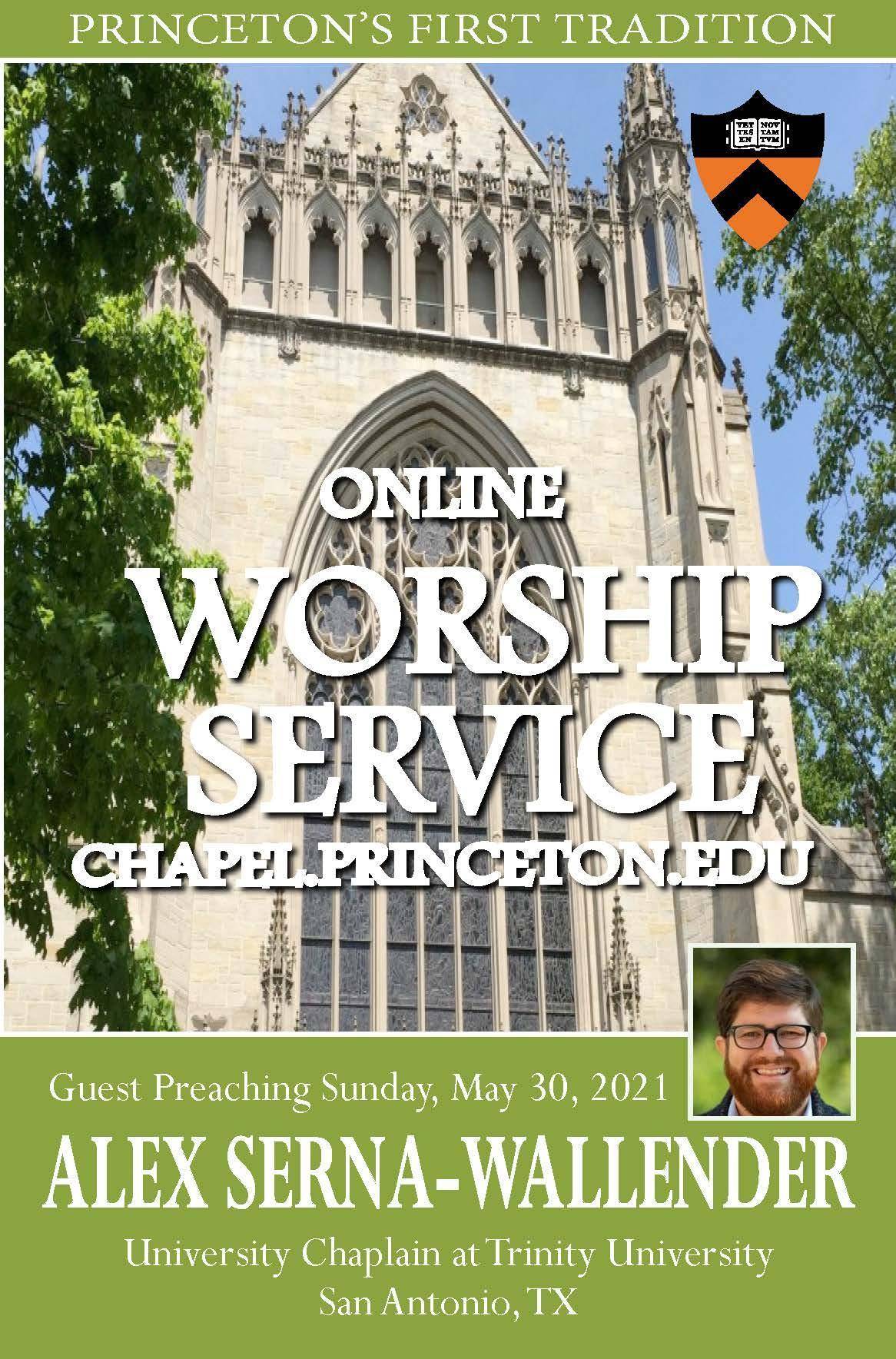 Sunday Worship Service with guest preacher, Alex Serna-Wallender - Vimarsana News