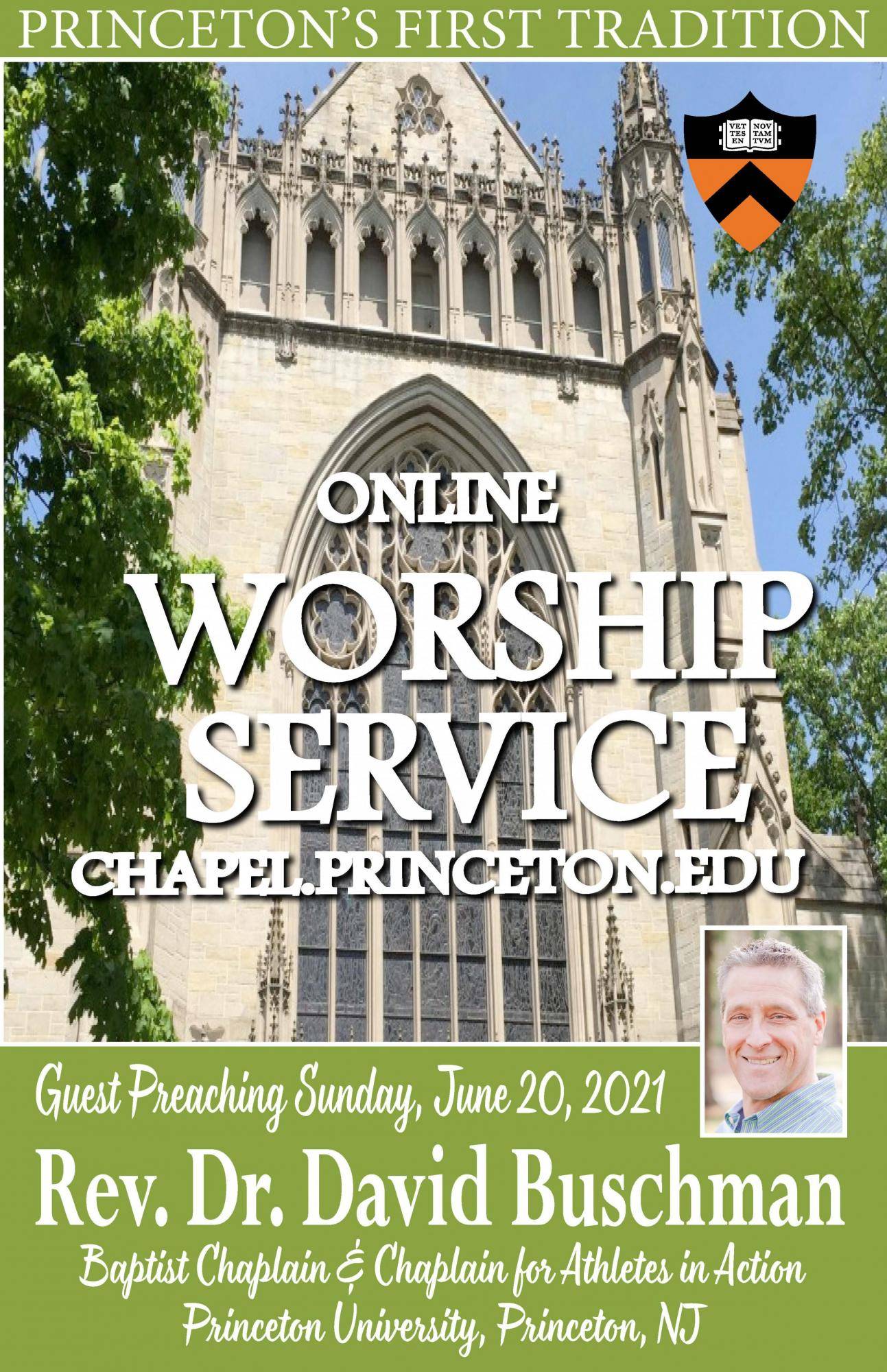 Sunday Worship Service with guest preacher, Rev. Dr. David Buschman - Vimarsana News