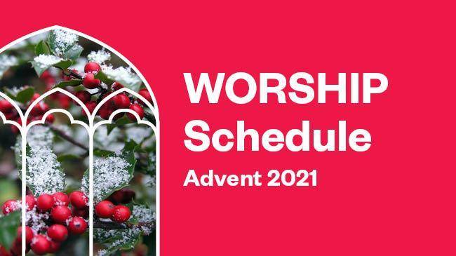 Advent 2021 Worship Schedule - Vimarsana News