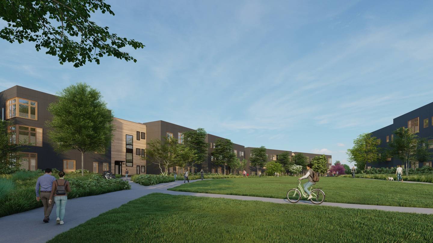Rendering of graduate student housing