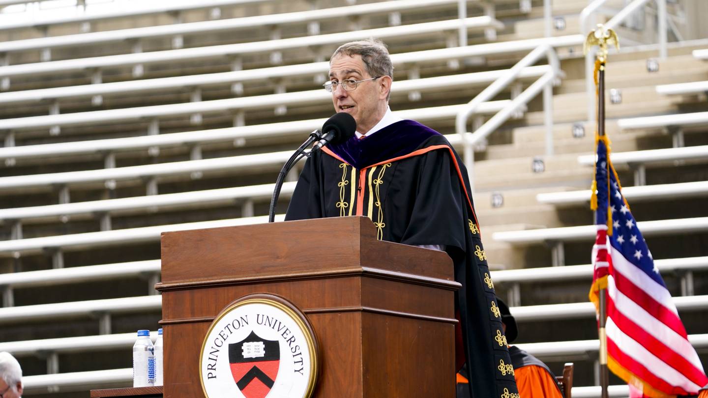Class of 2020 On-Campus Commencement Address by President Eisgruber — 'Entangled with Princeton' - Vimarsana News