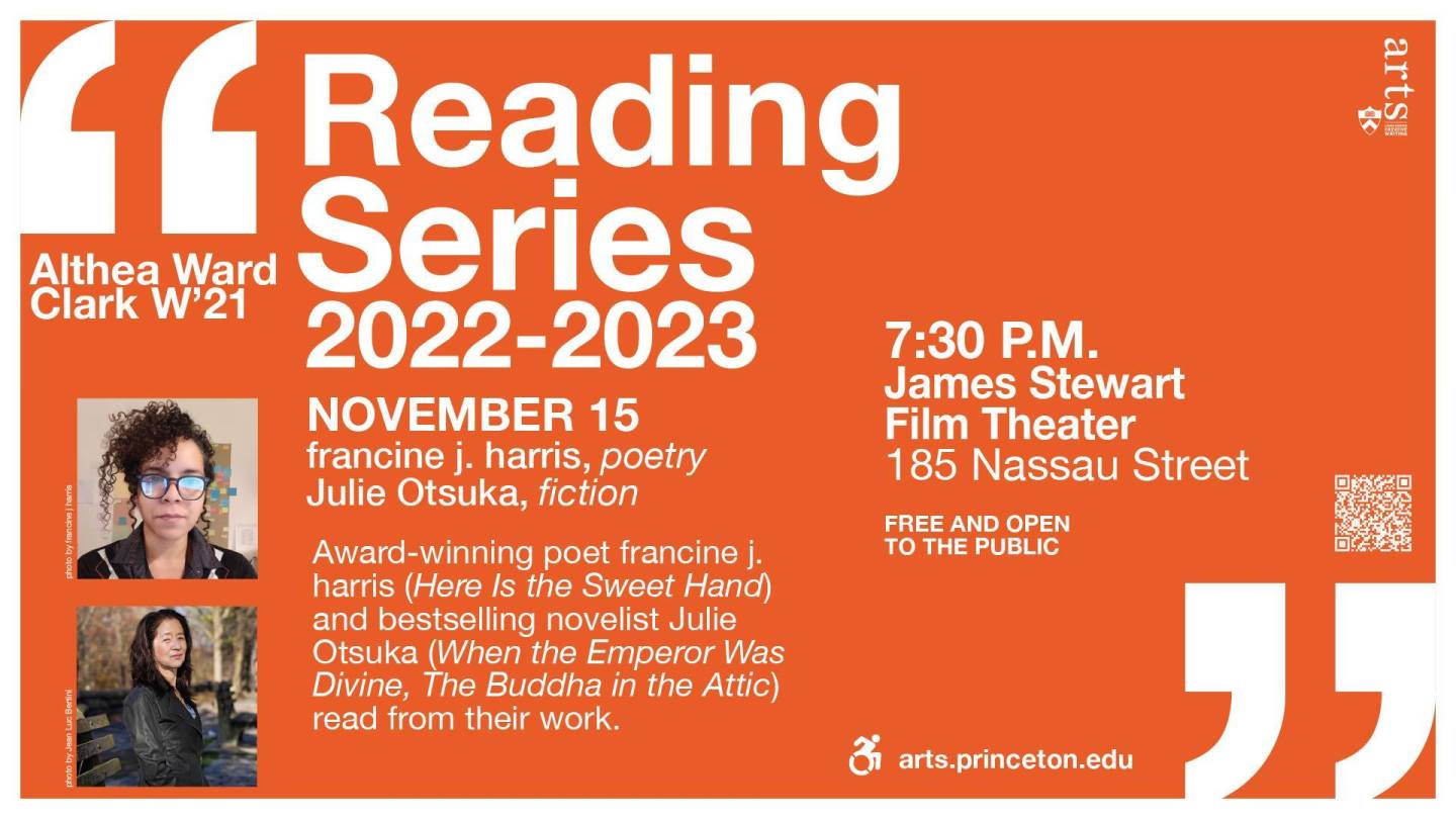 Reading by francine j. harris & Julie Otsuka - Vimarsana News
