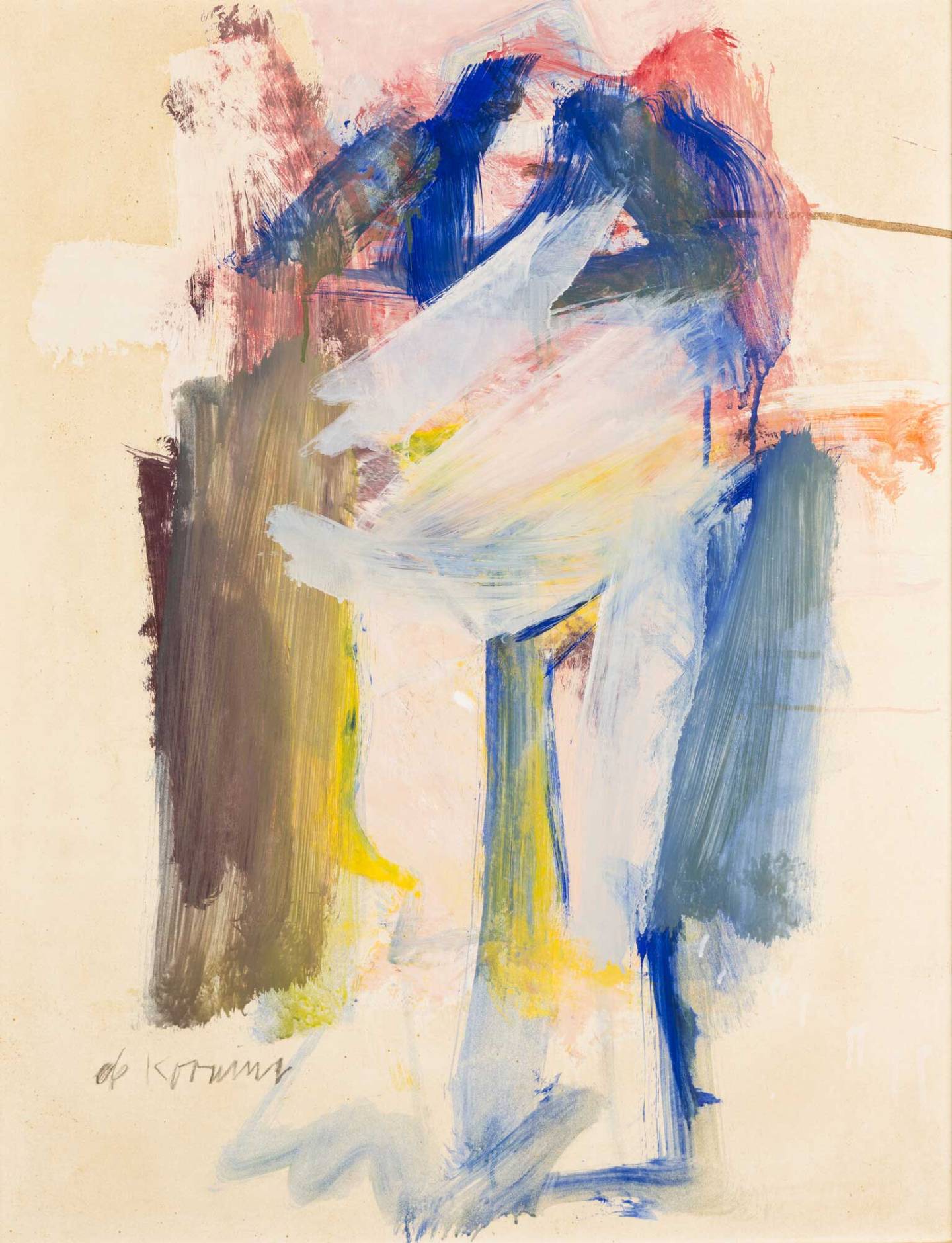 Willem de Kooning's 1961 painting "Woman II"