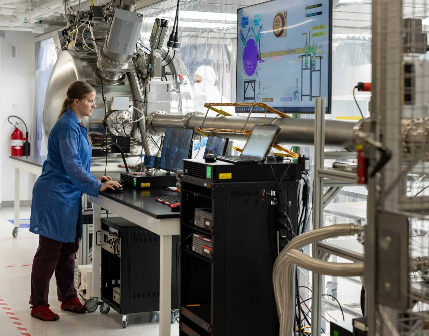 Jamie Rankin works in Princeton's space physics laboratory.