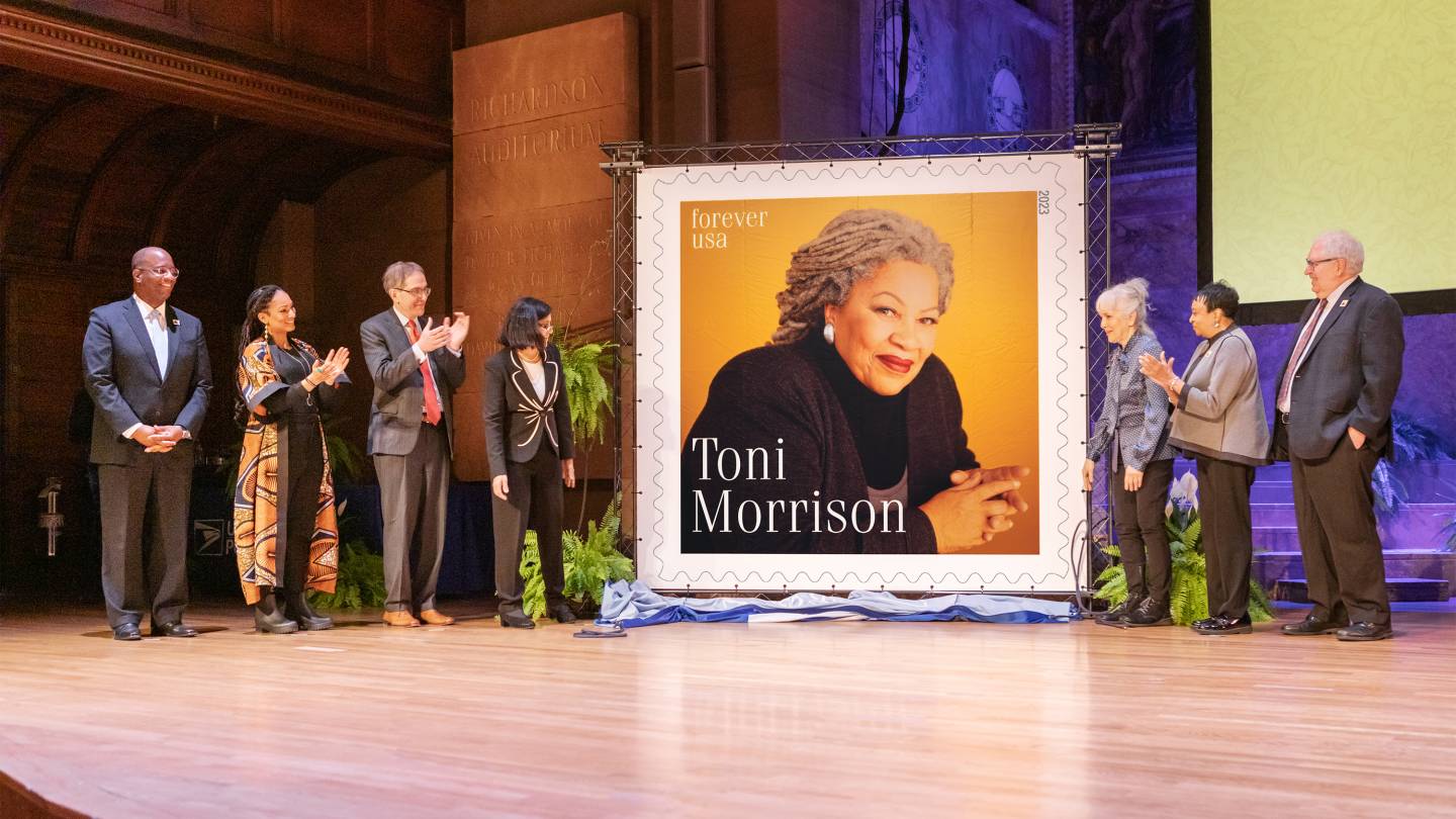 USPS dedicates 'beautiful and powerful' Toni Morrison stamp at Princeton - Vimarsana News