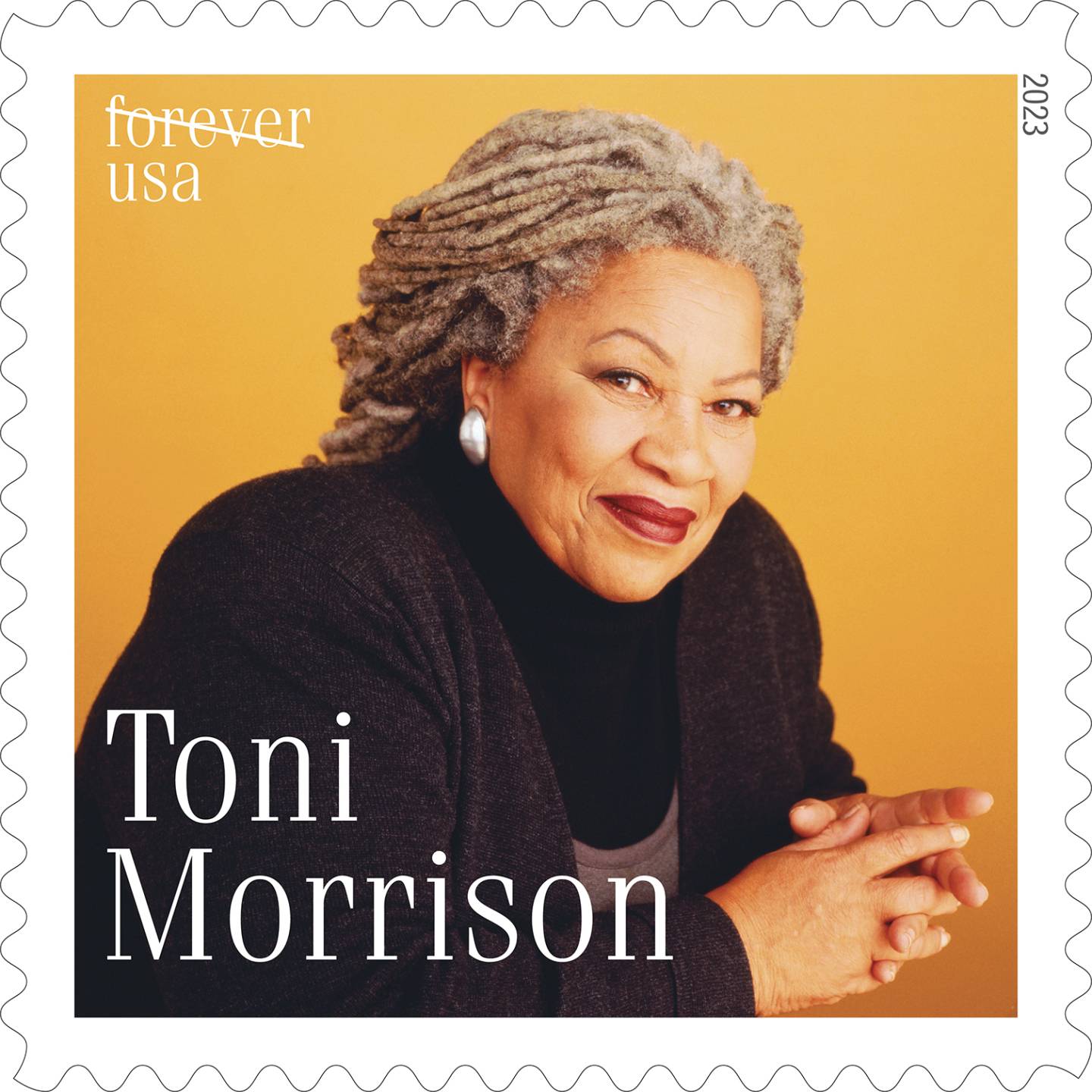 Toni Morrison USPS stamp design