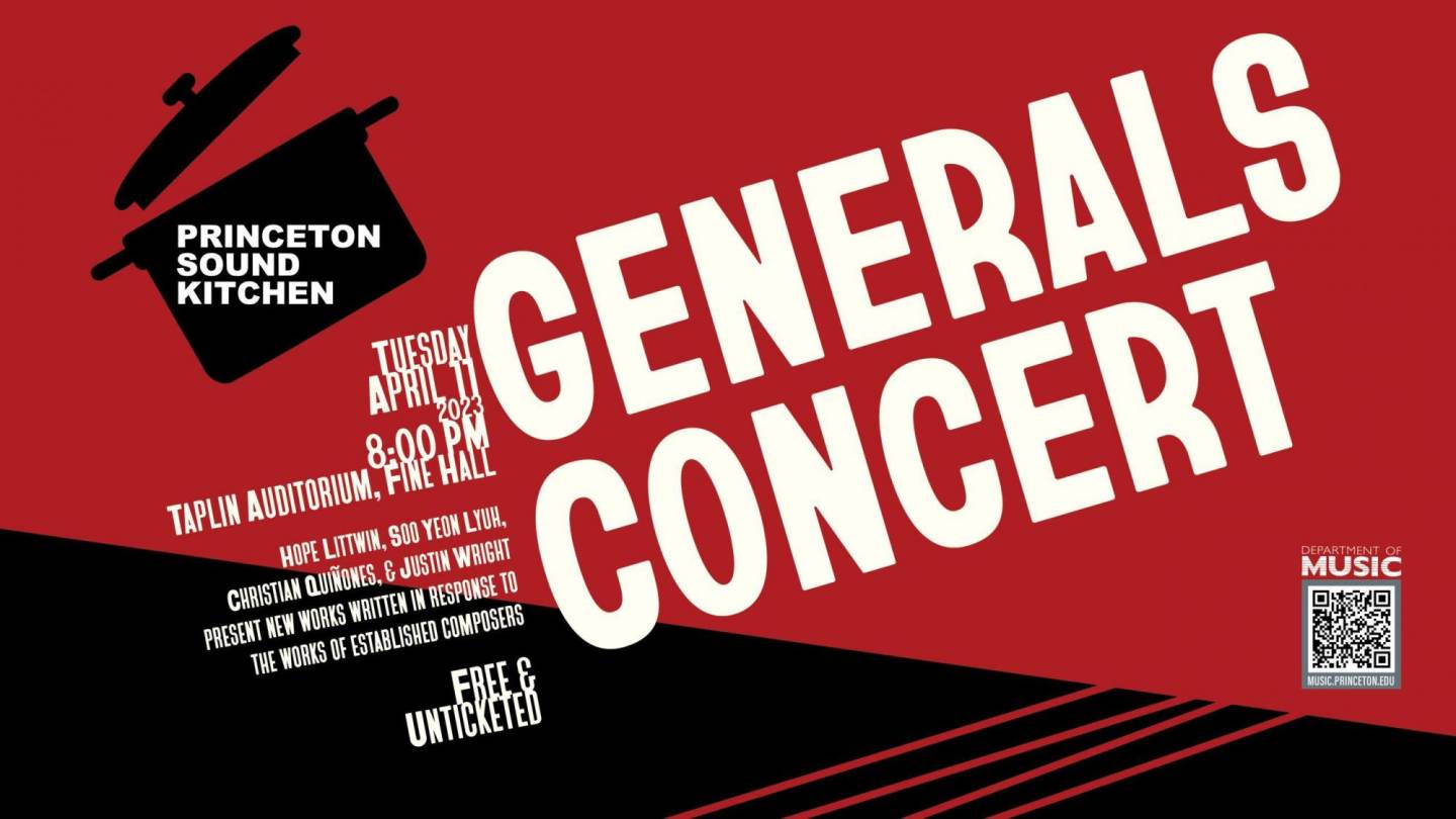 Princeton Sound Kitchen: Generals Concert - Vimarsana News