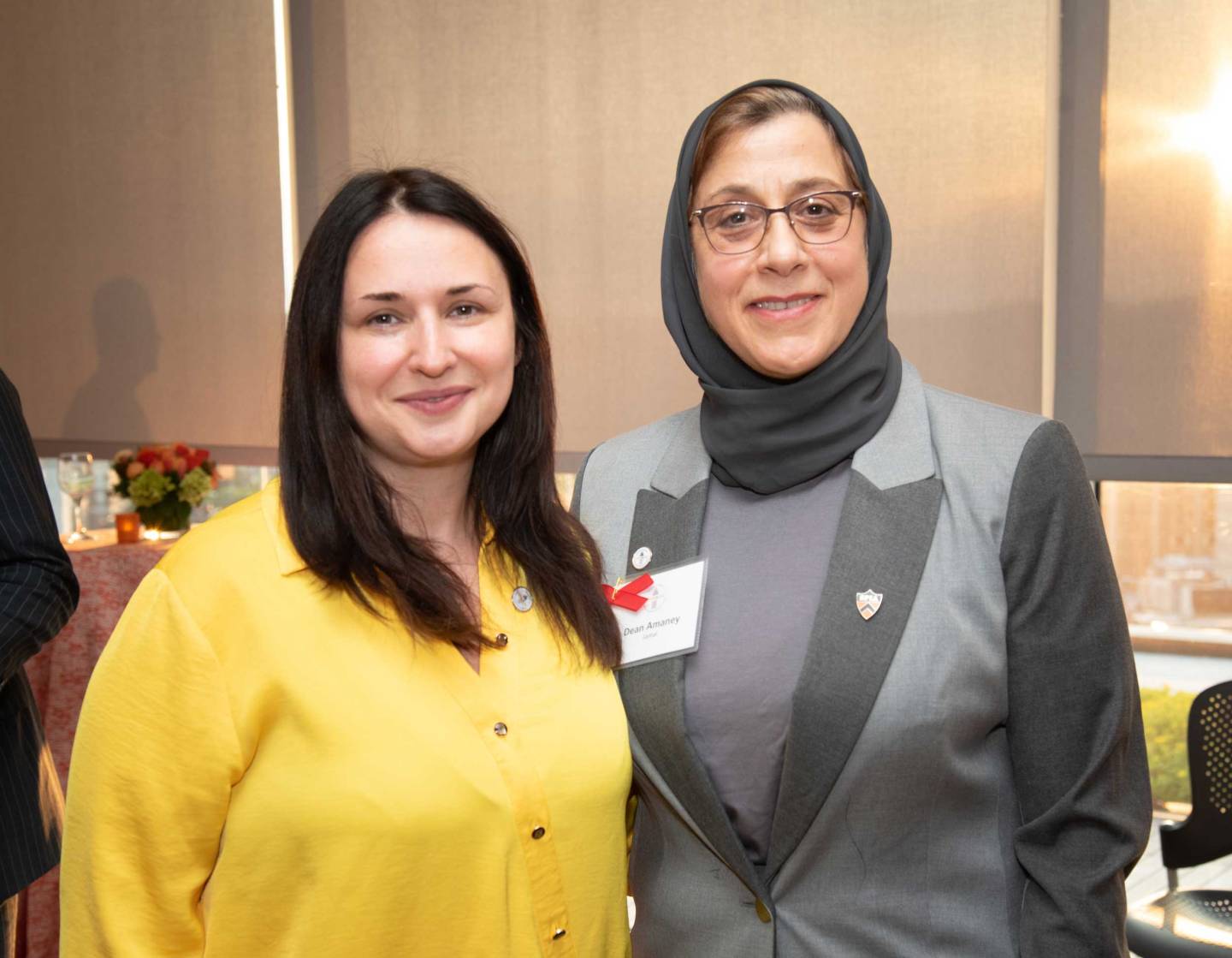 Dean Jamal posing with guest