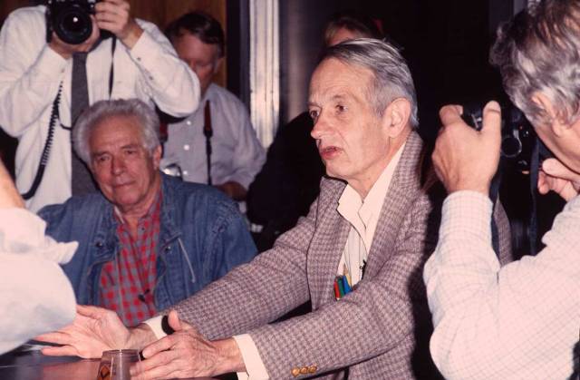 Conferencia de prensa del Premio Nobel John Nash