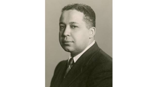 Portrait of Charles Davis, Princeton's first African American professor