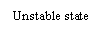Text Box: Unstable state
