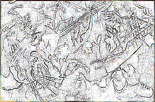 Kandinsky -- Composition VI
(contours)