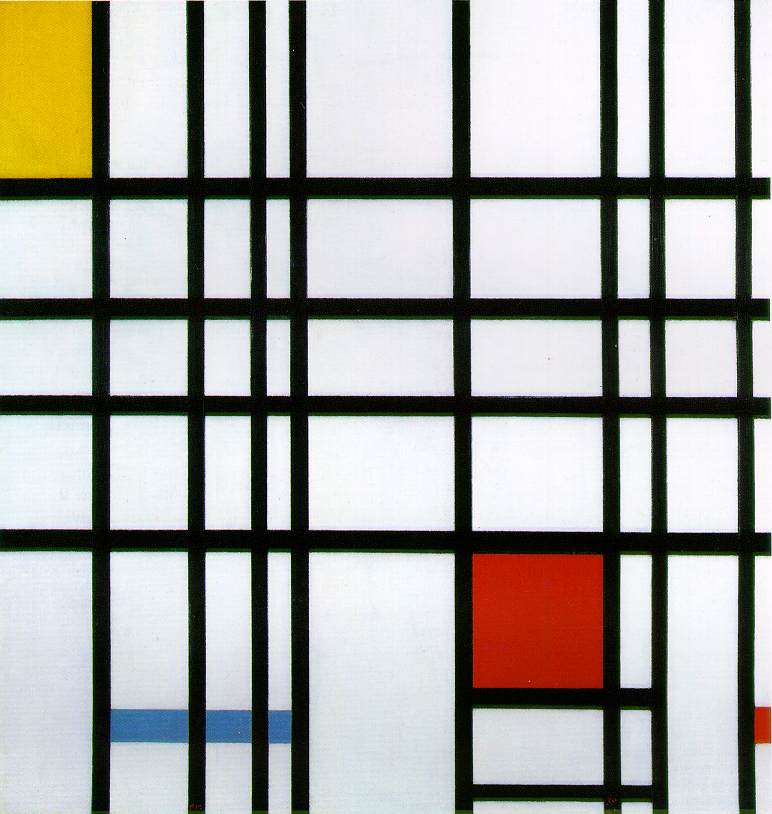Mondrian -- Composition with Red, Yellow, and Blue (original)