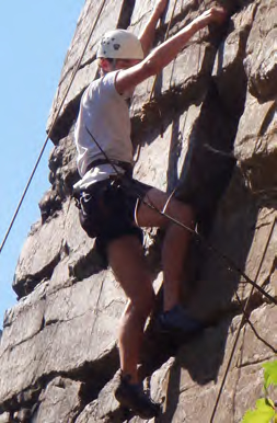 Rock Climbing is an adventure