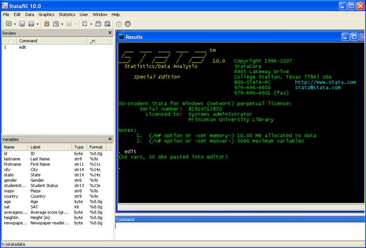 Stata Version History